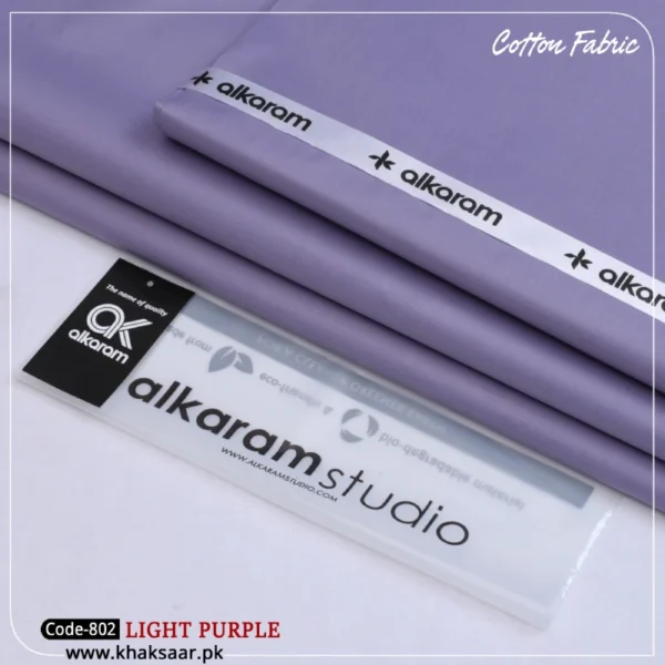 Al Karam Cotton-Light-Purple-802