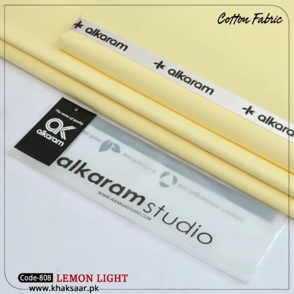 Al Karam Cotton-Lemon-Light-808