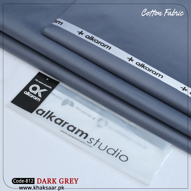 Al Karam Cotton-Dark-Grey-812
