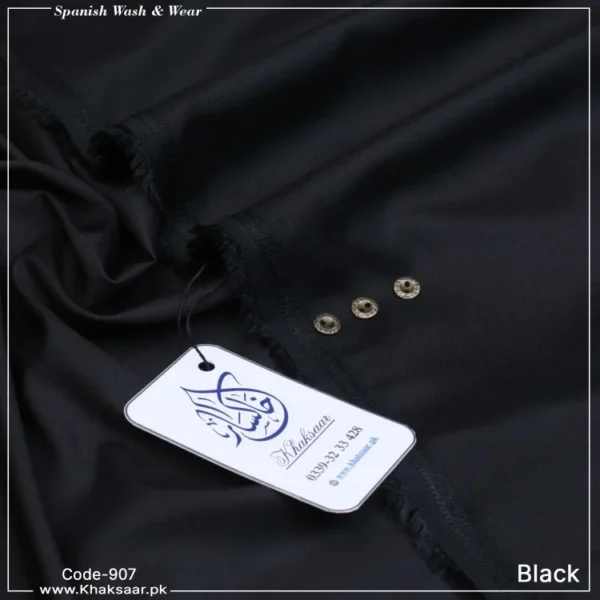 Spanish Wash & Wear-Black-907