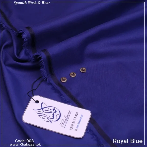 Spanish Wash & Wear-Royal-Blue-908