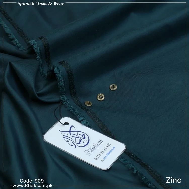 Spanish Wash & Wear-Zinc-909