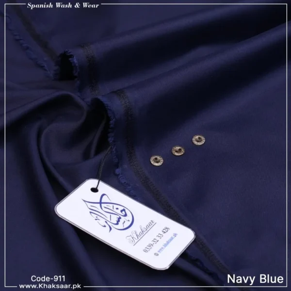 Spanish Wash & Wear-Navy-Blue-911