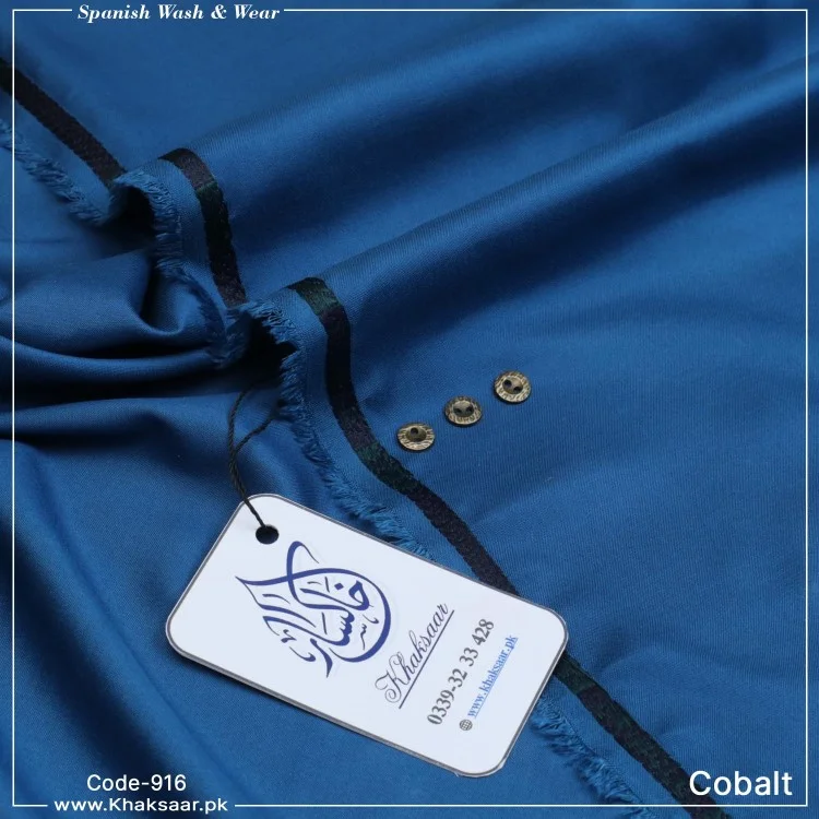 Spanish Wash & Wear-Cobalt-916