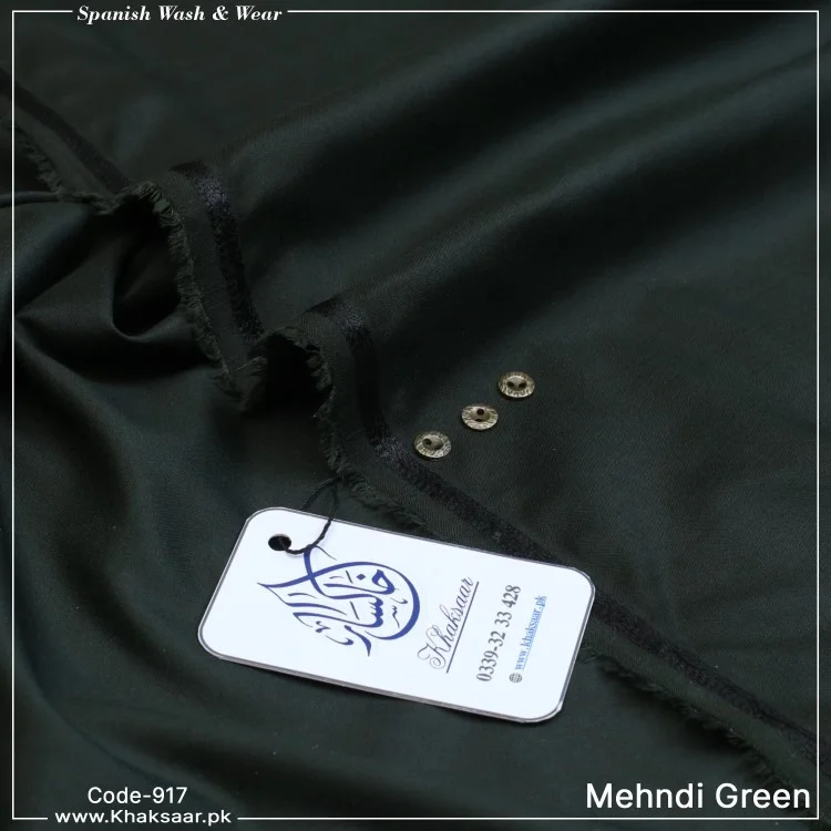 Spanish Wash & Wear-Mehndi-Green-917